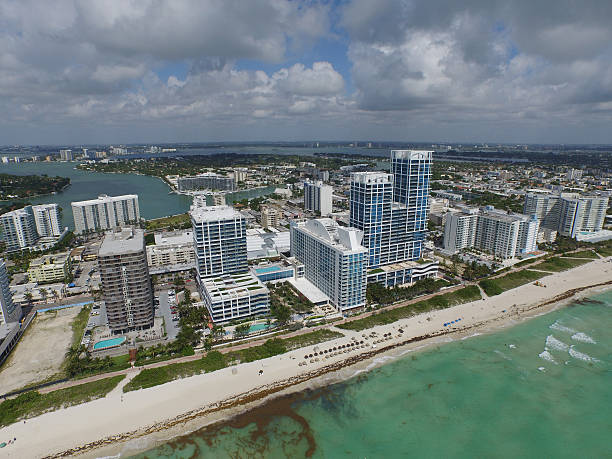 istock Aerial image of Miami Beach FL 480361980