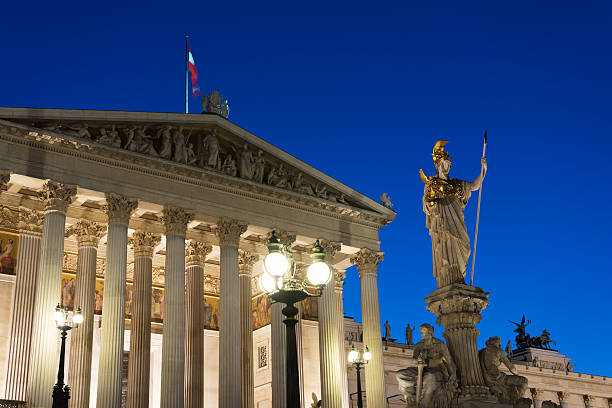 istock Parliament Vienna at night 480363410