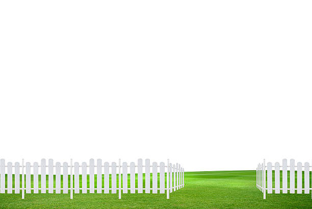 istock White Fence in Meadow 480374289