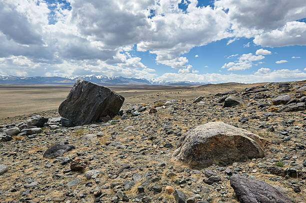 istock Hot day in Altai steppe 480374858