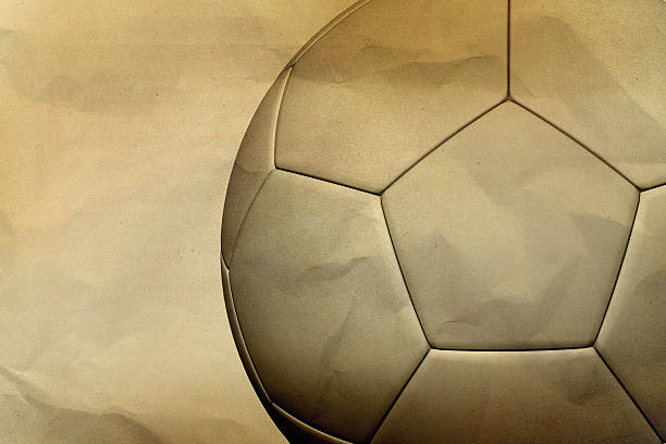 istock Vintage soccer ball 480375471