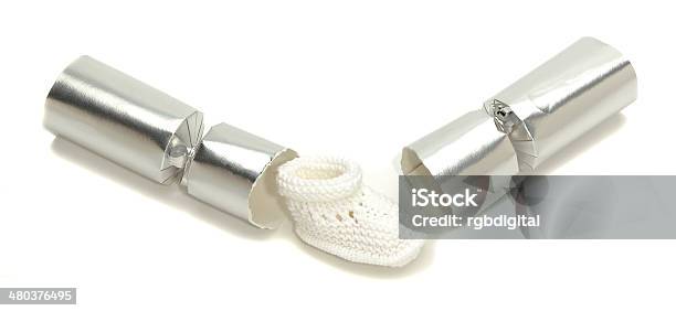 Baby Christmas Cracker Stock Photo - Download Image Now - Christmas Cracker, Silver Colored, Pulling