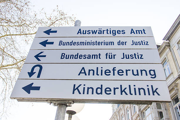 istock german Foreign Office sign in Bonn 480377611