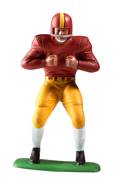 istock Football player in Gold and Red 480384306