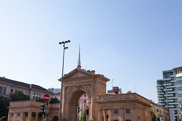 istock Porta Nuova, Front view, Milan, Italy 480385680