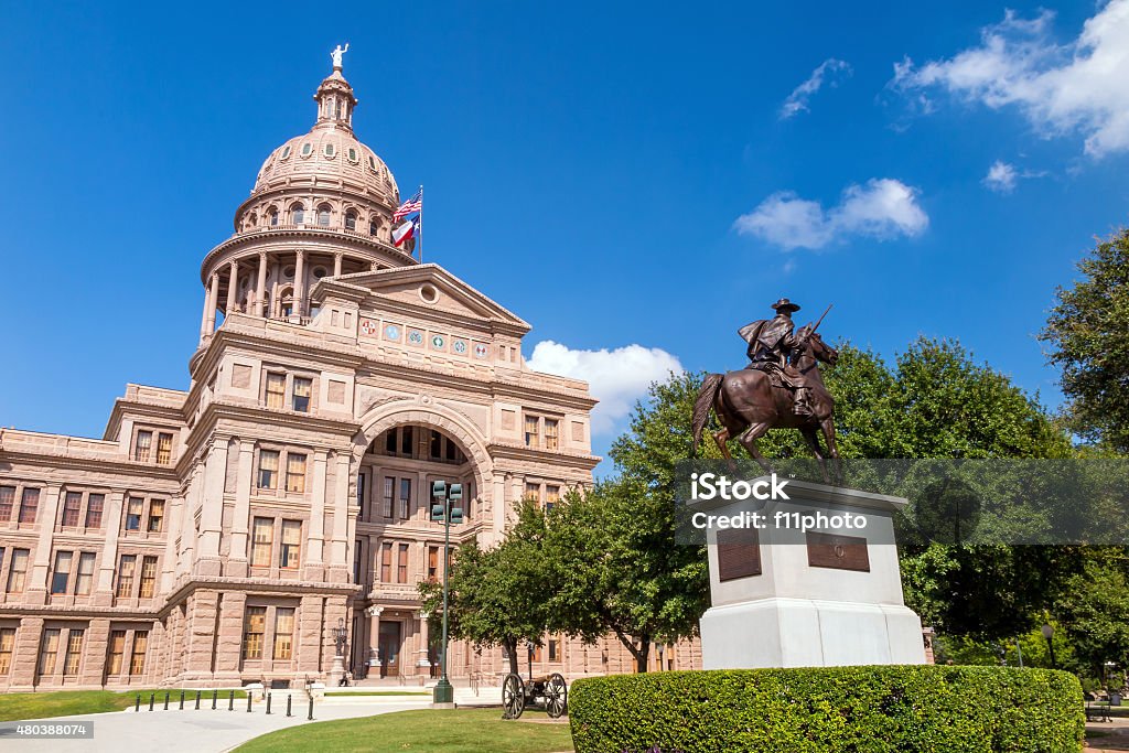 Texas State Capitol Building in Austin Texas State Capitol Building in Austin, TX. 2015 Stock Photo