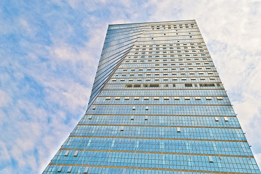 office buliding with blue sky