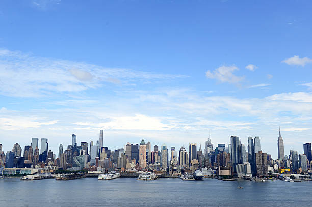 istock Manhattan skyline with Hudson River, New York City 480390750