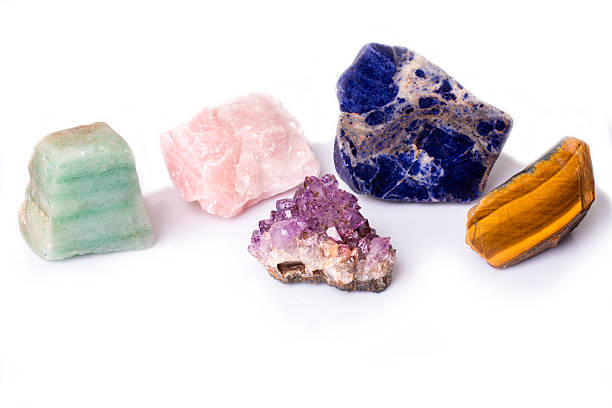 istock Amazonite, Rose Quartz, Amethyst, Sodalite, Tiger eye 480393570
