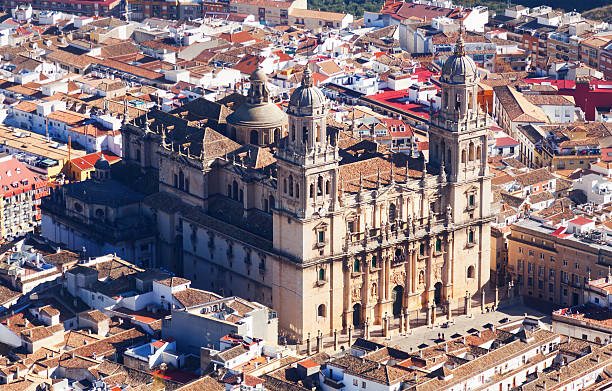 istock View of Jaen Cathedral from hill 480393686