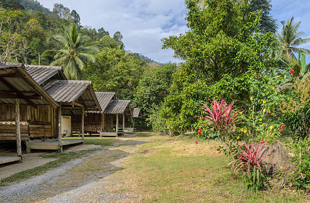 istock Thai countryside hut with the garden 480396418