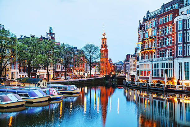 istock Overview of Amsterdam with Munttoren 480397208