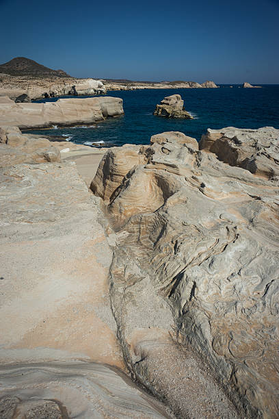 istock Moonscape beach Sarakiniko, Milos, Greece 480397622