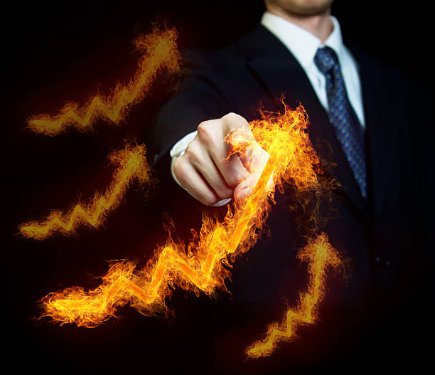 istock Man with Fiery Arrows 480400289