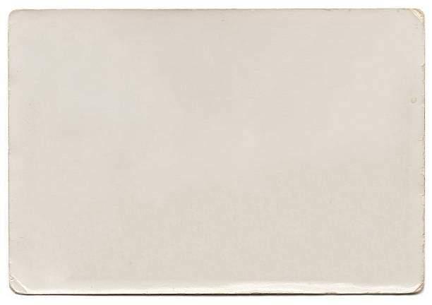 istock Old blank photo on white background 480403950