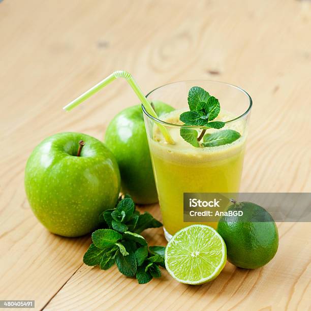 Fresh Juice Stock Photo - Download Image Now - Drink, Granny Smith Apple, Lime