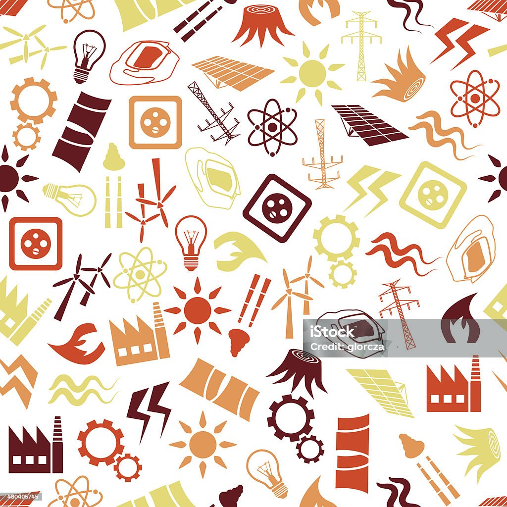 Pattern Energy Vector Energy Seamless Pattern Stock Illustration - Download Image Now - Atom ...