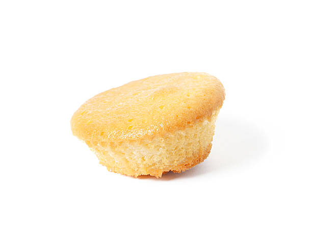 istock Tasty muffin on white background 480408310