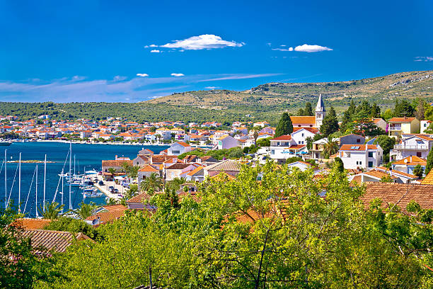 istock Town of Rogoznica waterfront view 480408852