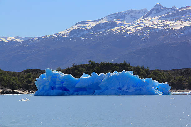 Icber form the glacier stock photo