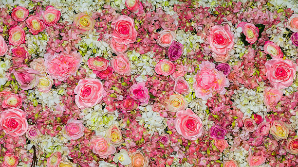 istock Beautiful flowers background for wedding scene 480410295