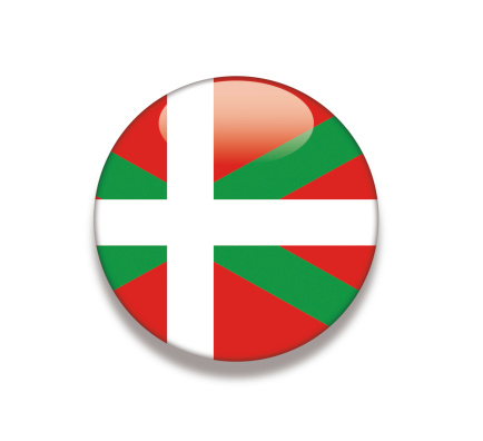 Pflag Basque Flag Of The Basque Country Badge Stock Illustration - Download Image ...