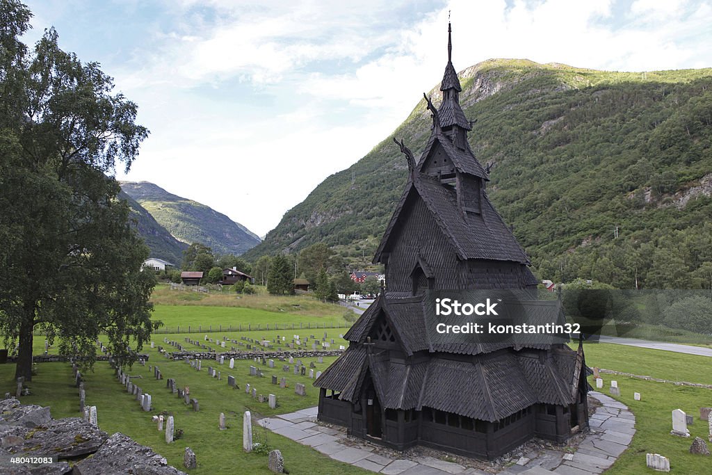 보르군드 목조교회, 노르웨이 - 로열티 프리 보르군드 스톡 사진