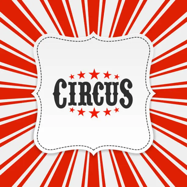 Vector illustration of Circus background