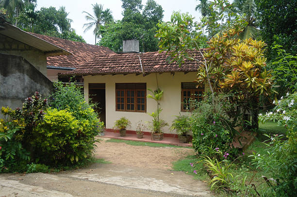 istock house in the tropics,Sri Lanka 480415628