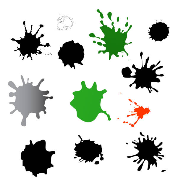 ilustrações de stock, clip art, desenhos animados e ícones de sopre a colecção - spray liquid belongings composition