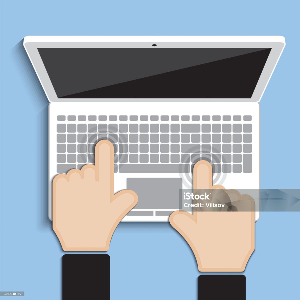 Keyboard Click Image Clicks On The Keyboard Stock Illustration - Download Image Now - Arrow ...