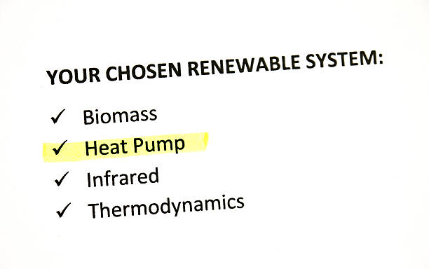 Heat Pump stock photo