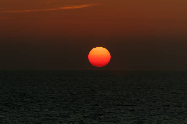 istock Beautiful sunset above the sea 480420158