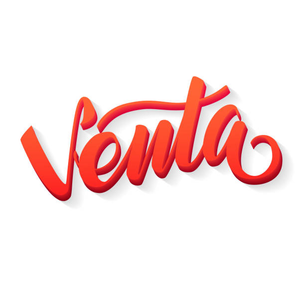 istock Sale Spanish Calligraphic Red Inscription on White Background 480420228