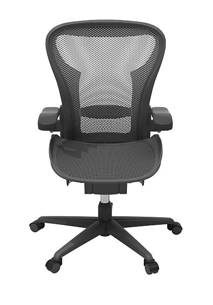 istock Gray office chair isolated 480420353