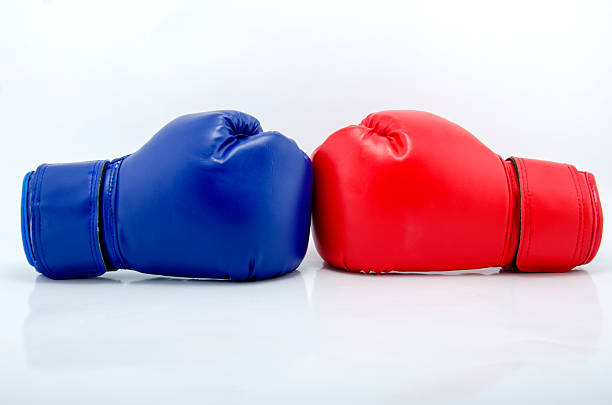 Boxing gloves close up