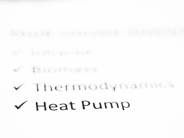 Heat Pump stock photo