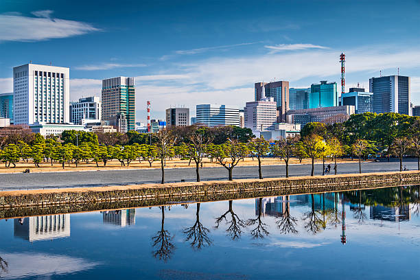 Tokyo Cityscape In Marunouchi District Stock Photo - Download