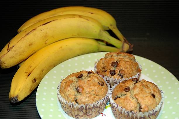 istock Chocolate chip banana muffins 480425771