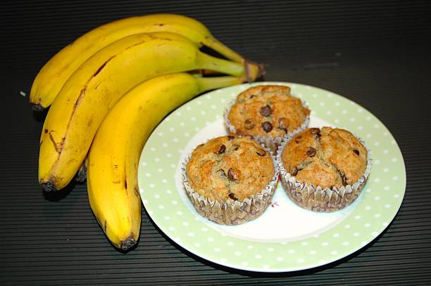istock Chocolate chip banana muffins 480425779