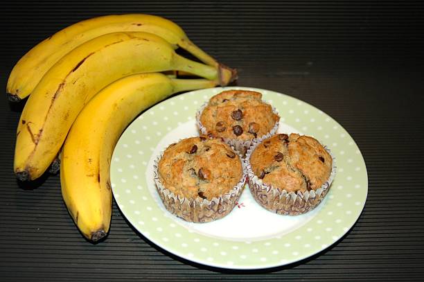 istock Chocolate chip banana muffins 480425783