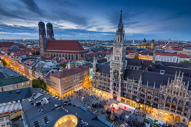 뮌헨 - munich germany city panoramic 뉴스 사진 이미지