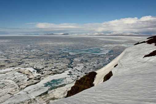 meteo observatory and communications pod of the former United States Sondrestrom Air Base at Kangerlussuaq, Greenland