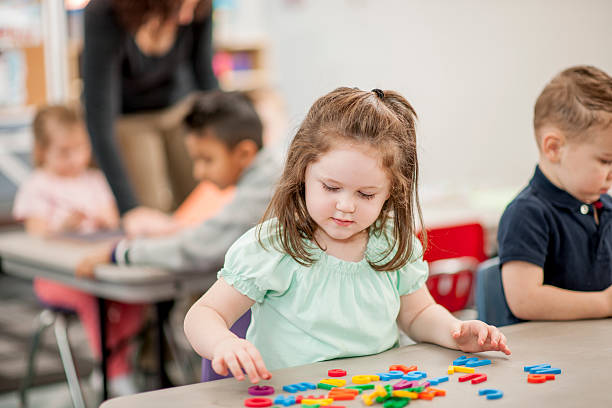 istock Daycare Students Learing to Spell 480429052