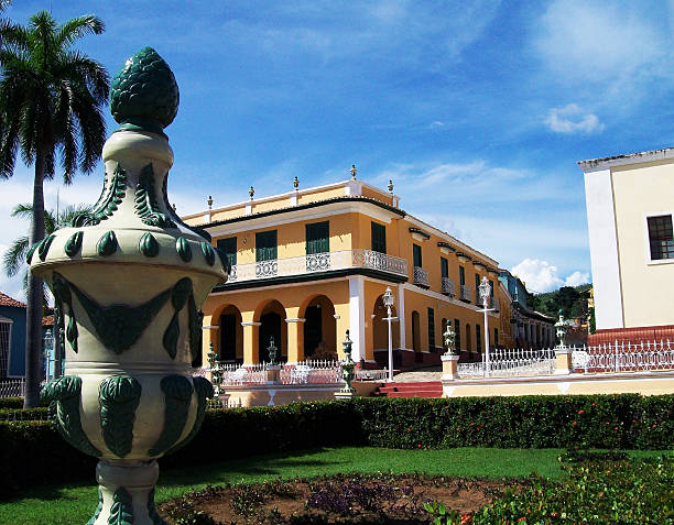 istock Looking At Trinidad's Plaza Mayor With Beautiful Old Architectures,Cuba 480429376