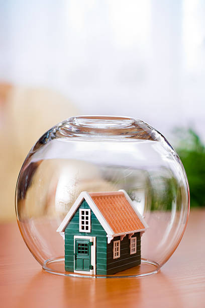 House insurance concept stock photo