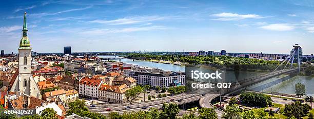 Bratislava Panorama Stockfoto und mehr Bilder von Pressburg - Pressburg, Slowakei, Alt