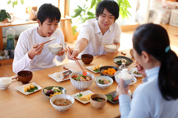 和食の朝食 - 朝食　日本 ストックフォトと画像