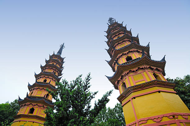 Typical pagoda architecture of Suzhou Jiangnan area