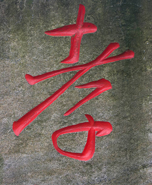 Chinese character meaning good luck